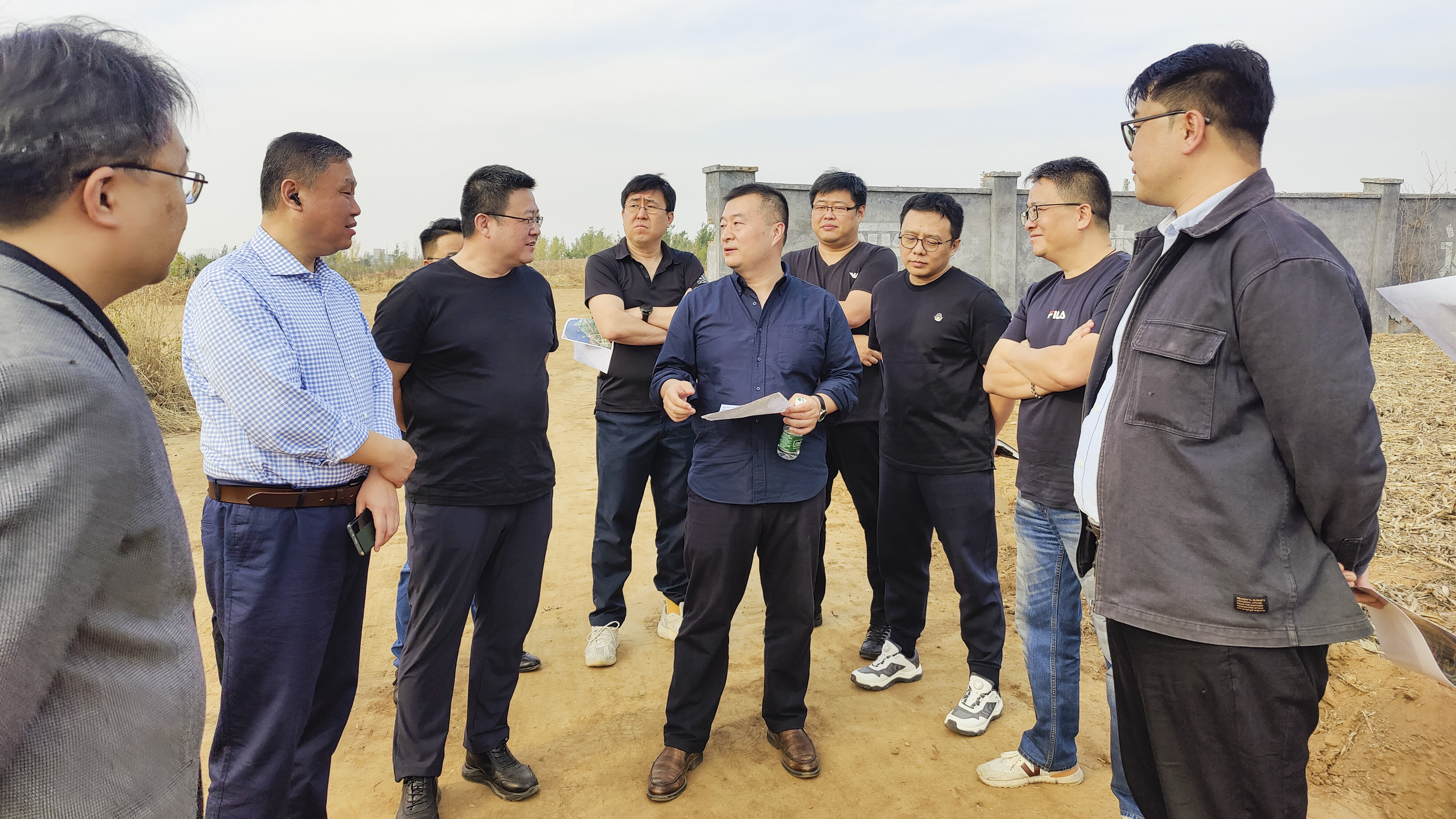 公司领导带队赴山东泰安调研考察房产项目